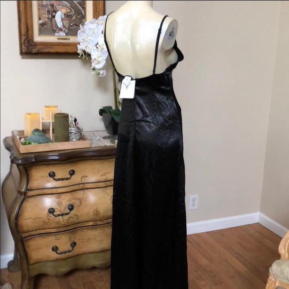LF Silky Gown with Slits By Seek! Prom Dress! - Picture 2 of 2